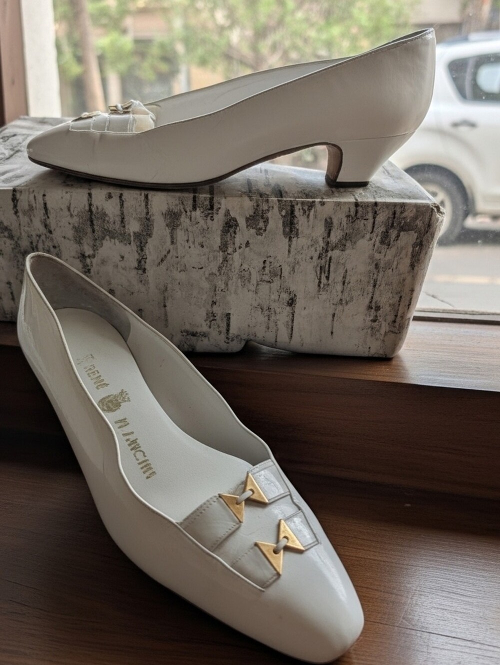 Vintage Rene Mancini Paris Made In Italy Women's Sz Eu 39 Usa 8.5 Pumps Heels